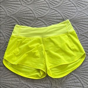 Lululemon Speed Up Mid Rise Shorts